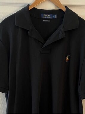 Polo by Ralph Lauren Men's Black Polo Shirt